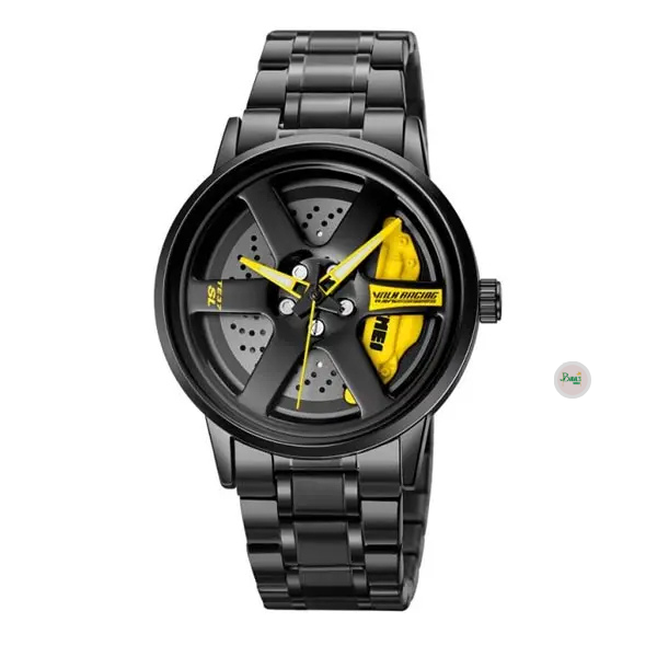 SKMEI 1787 Rotation Wheel Stainless Steel Watch for Men - Image 5