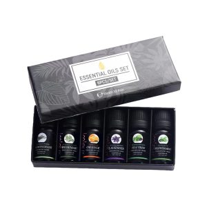 Pure Essential Oil 10ml for Humidifier Fragrance Aroma Diffuser (6pcs Package)